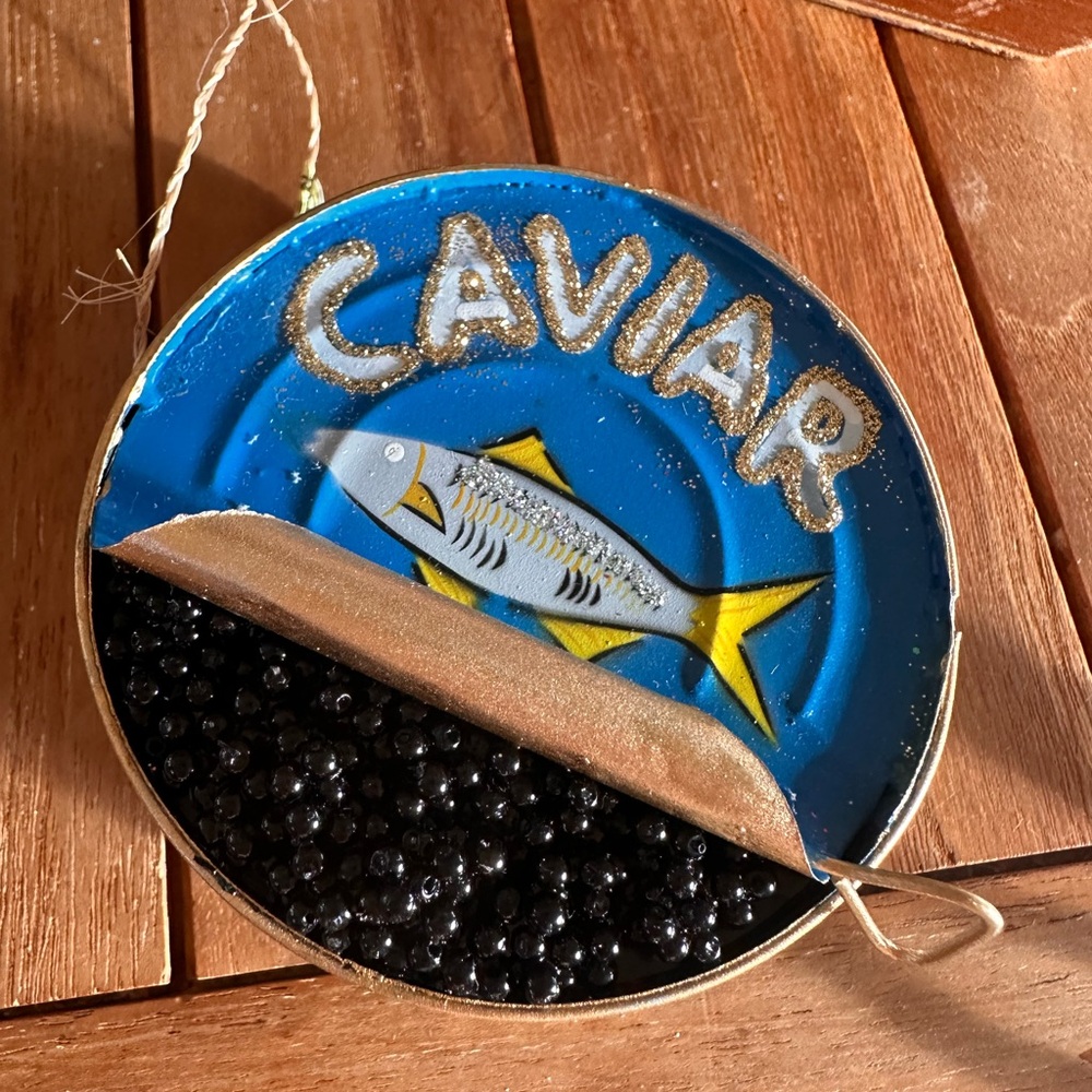 Sparkly Bougie Caviar Ornament